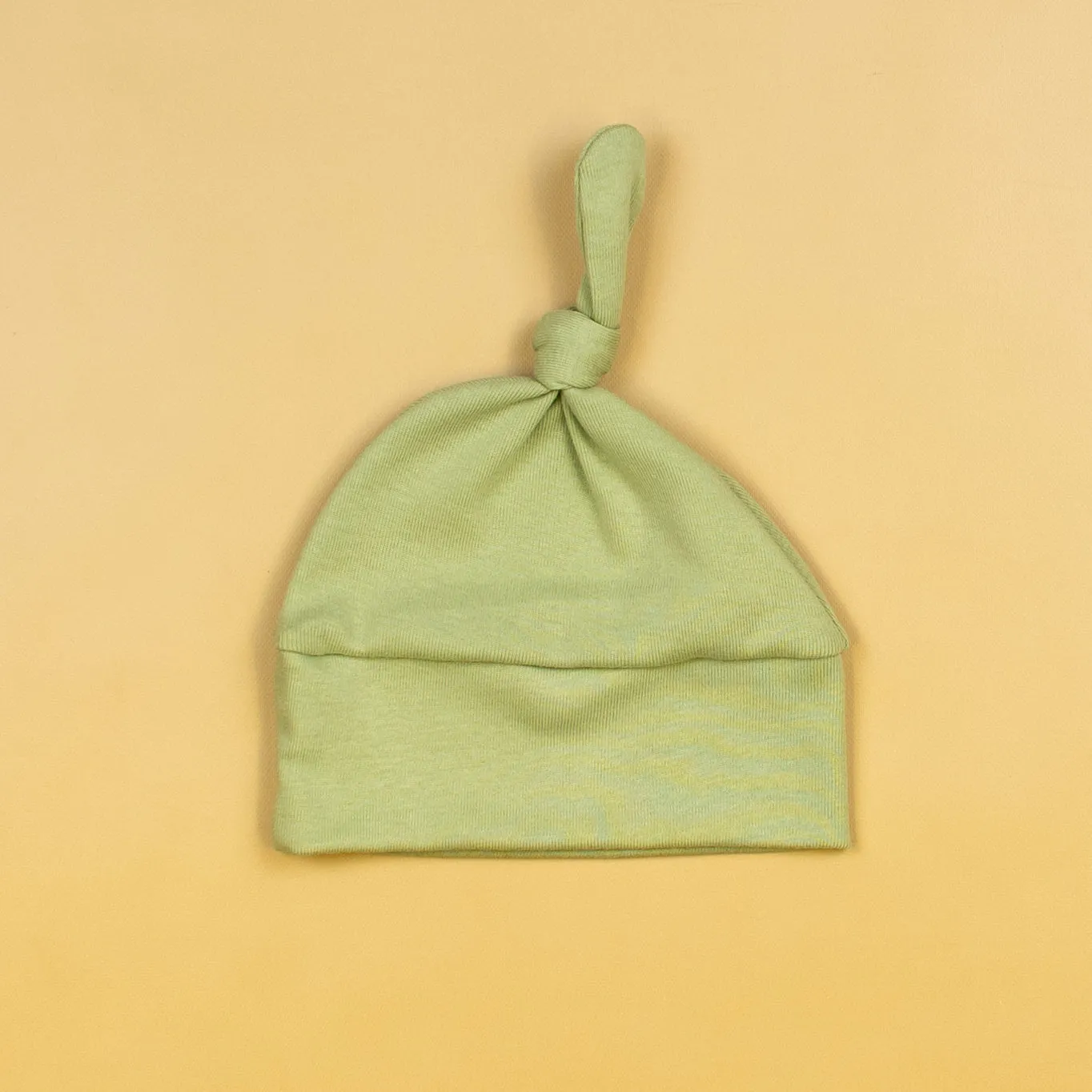 Dusty Mint Knot Hat