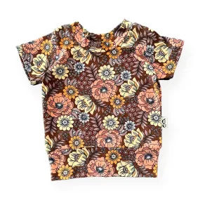 Fall Floral Summer Lounge Top