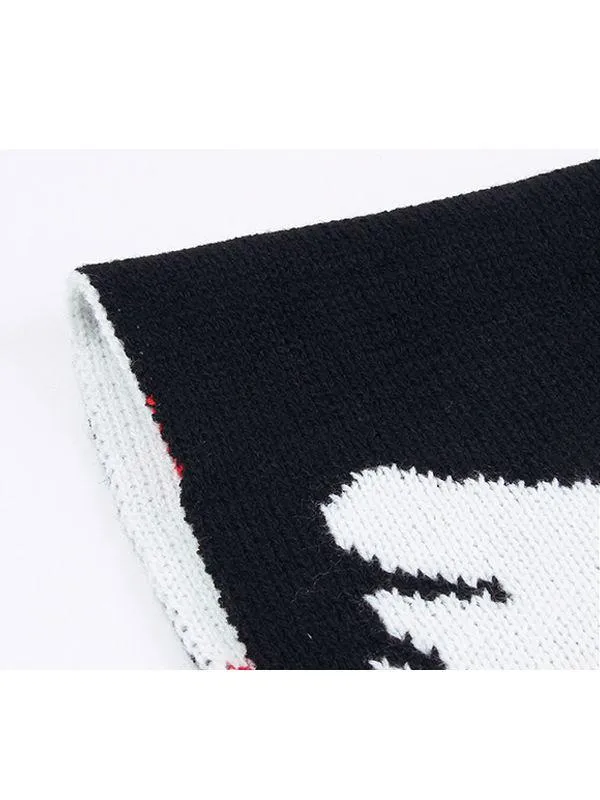 Geese Knitted Acrylic Wrap Blankets for Infant Baby