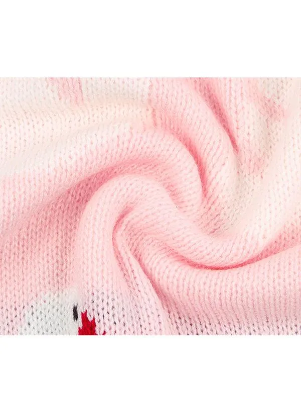 Geese Knitted Acrylic Wrap Blankets for Infant Baby