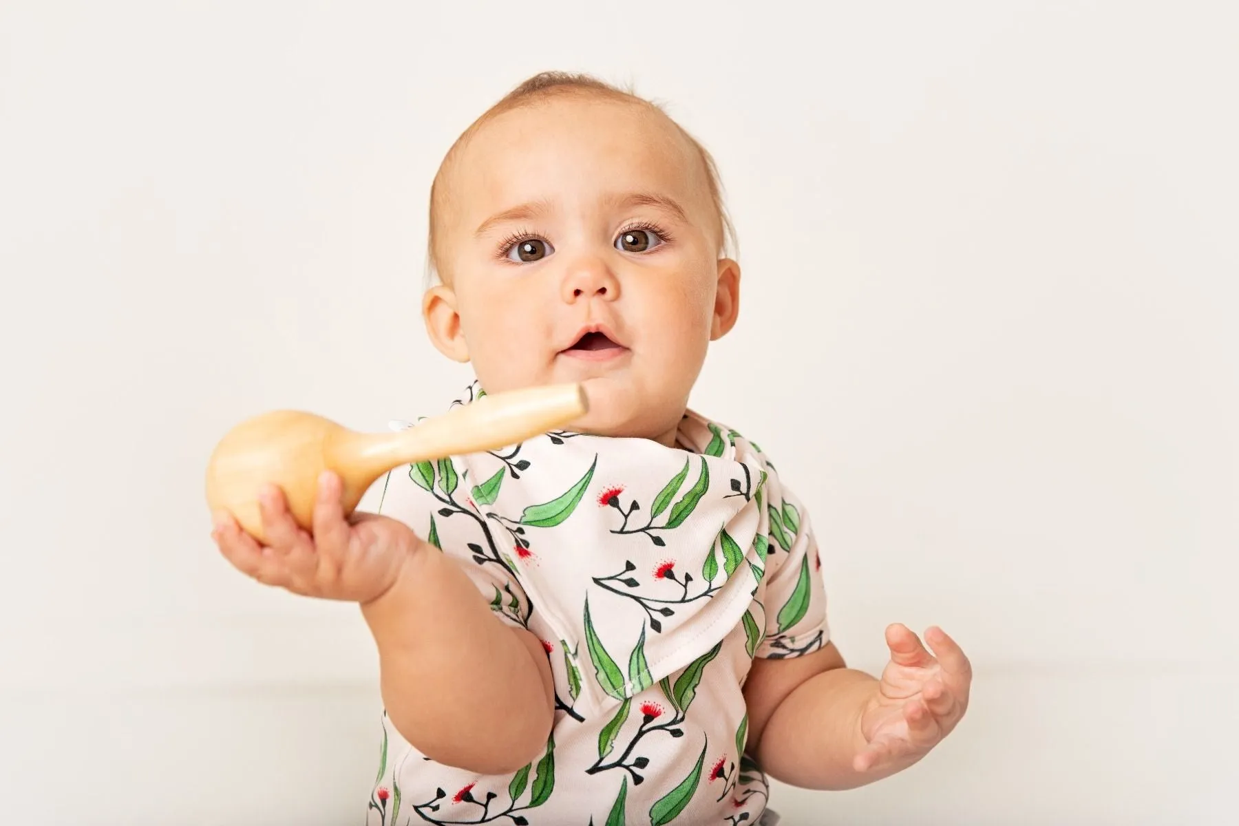 Gum Blossoms | Organic Cotton Bodysuit | Short Sleeve | Size 000 - 1