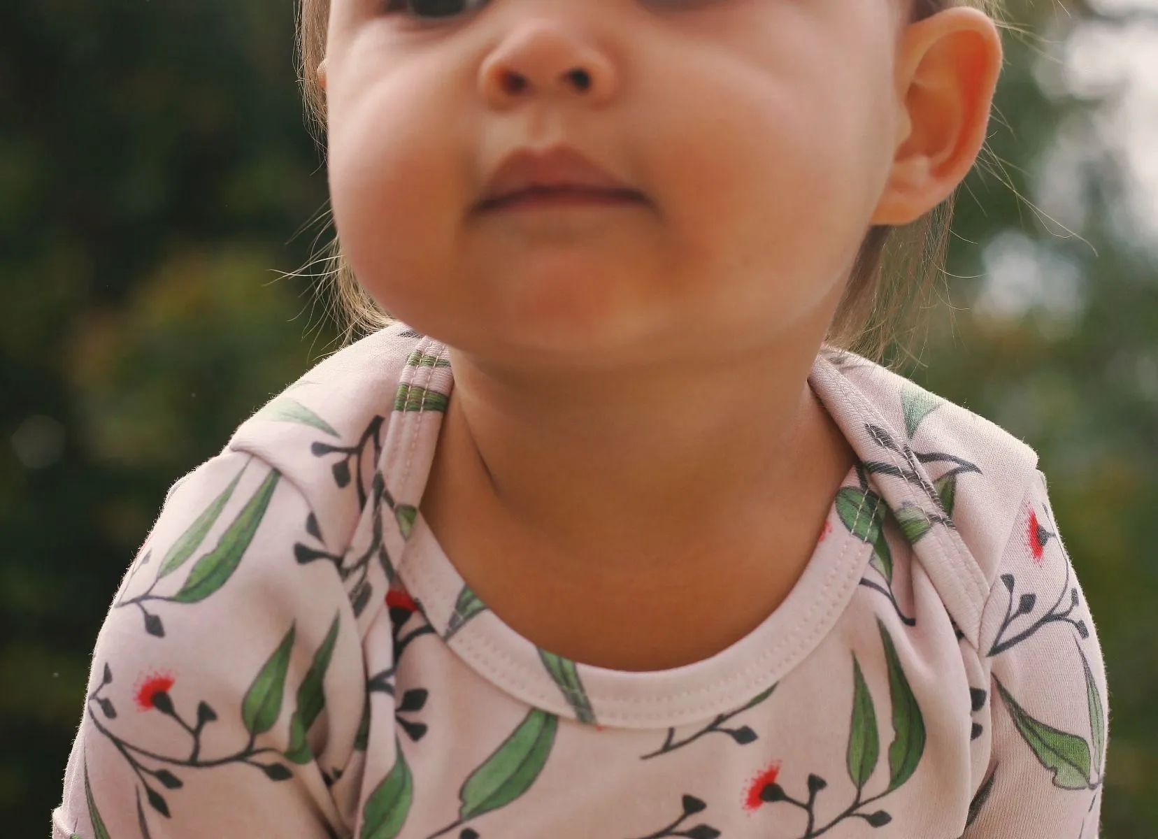 Gum Blossoms | Organic Cotton Bodysuit | Short Sleeve | Size 000 - 1