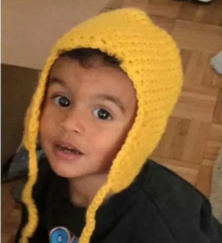 Hand Crocheted Multicolor Baby Boy Winter Hats with Earflaps