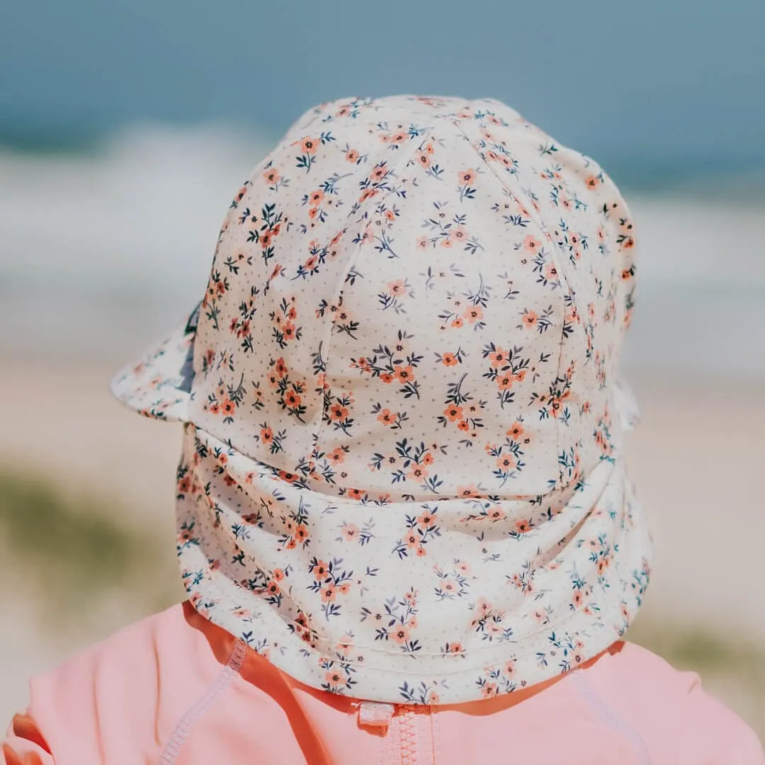 Kids Swim Legionnaire Beach Hat (Floral)