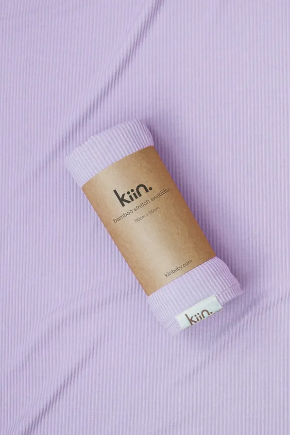 Kiin Baby - Bamboo Stretch Swaddle Lilac