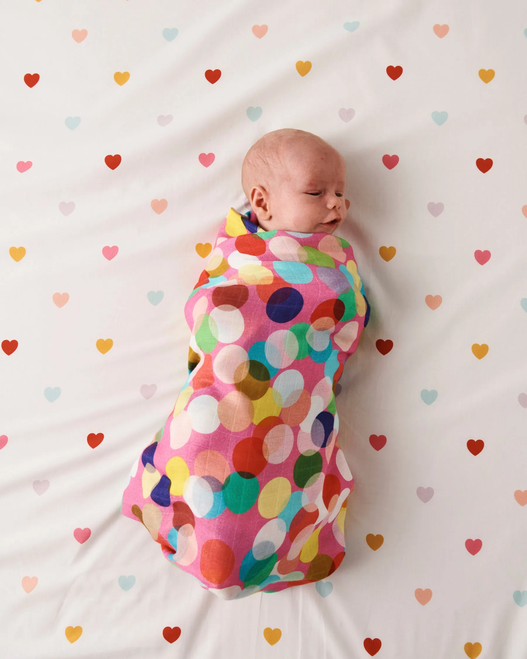 Kip & Co Confetti Fun Bamboo Baby Swaddle