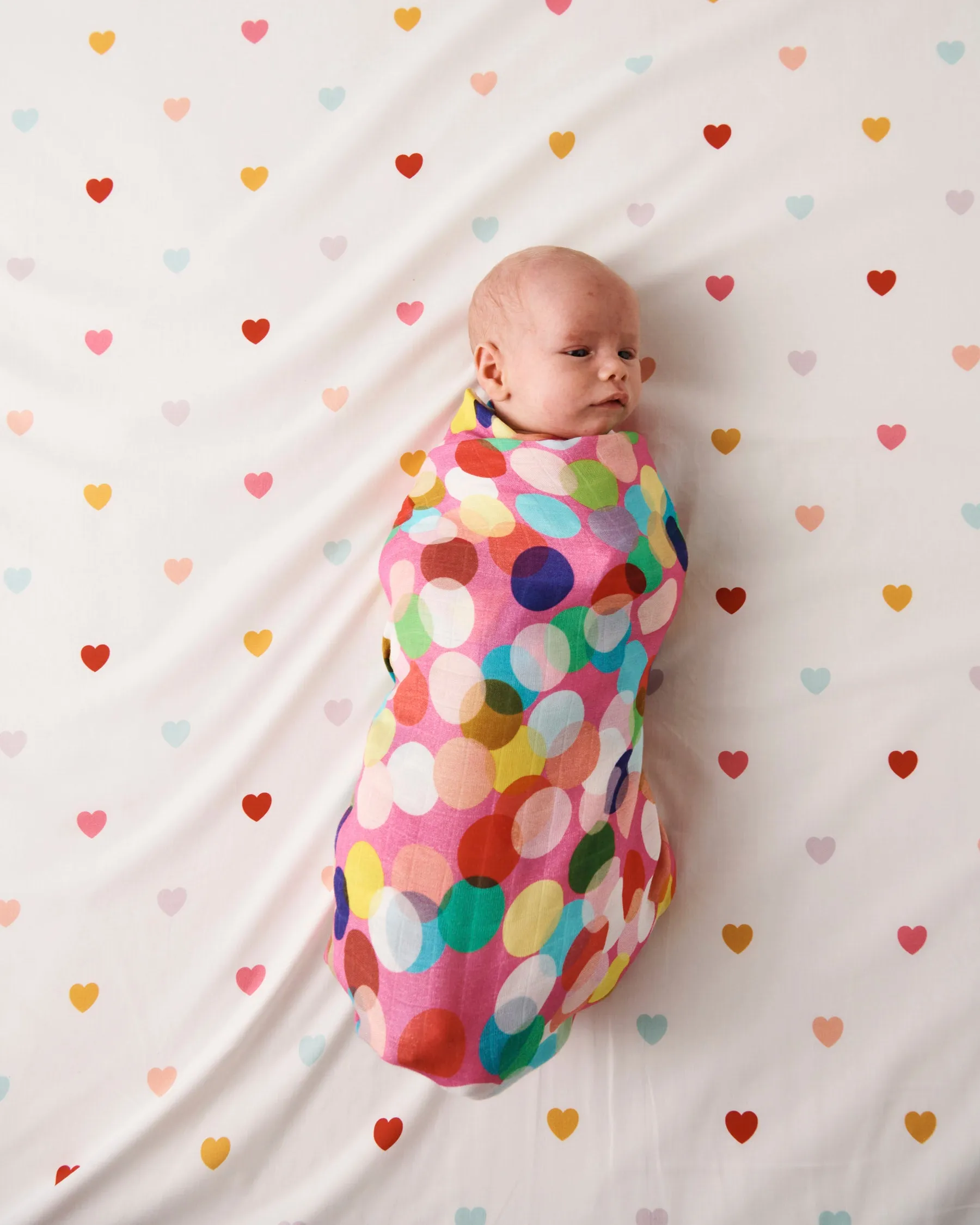 Kip & Co Confetti Fun Bamboo Baby Swaddle