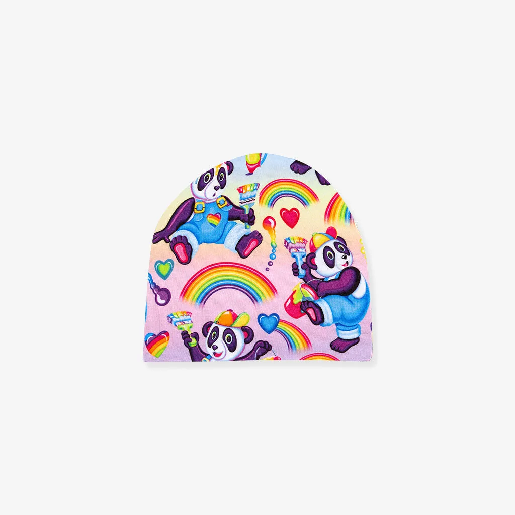 Lisa Frank® Panda Painter Swaddle Beanie Set