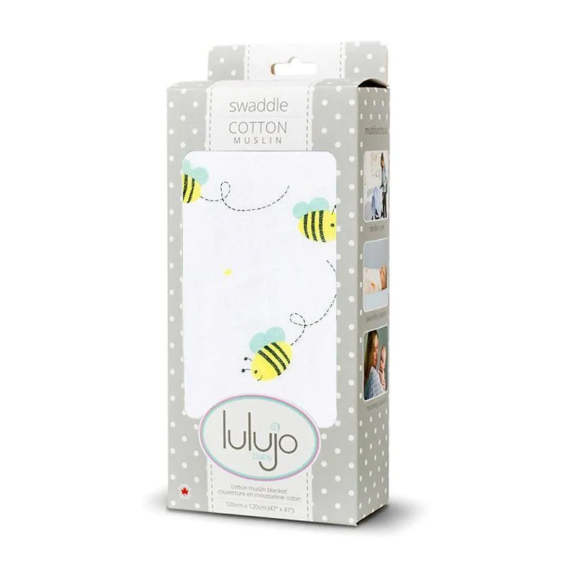Lulujo Cotton Muslin Swaddle (singles)