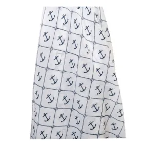 Navy Anchor Muslin Wrap