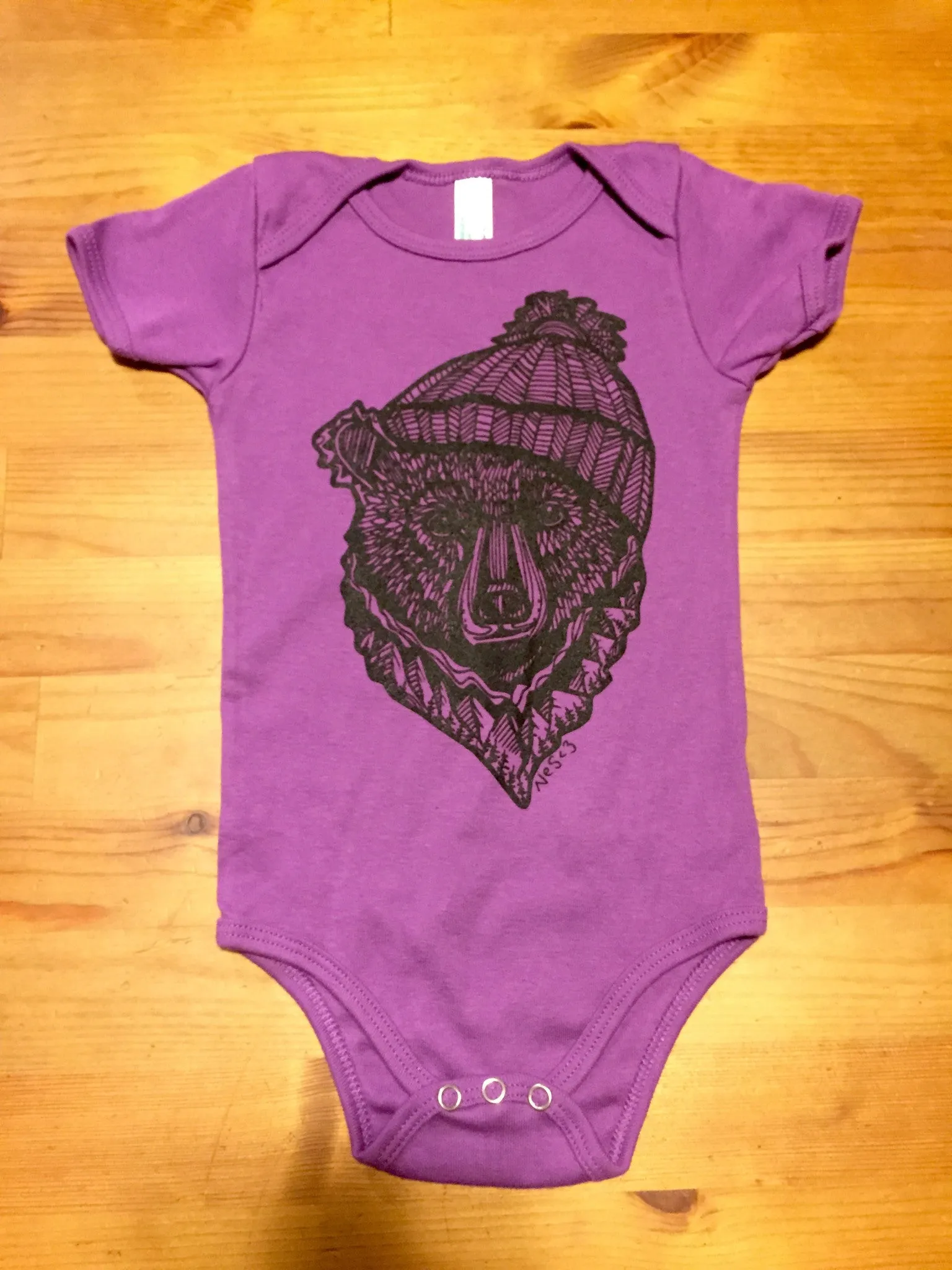 Nes<3 Baby Mtn Cub Organic Onesie