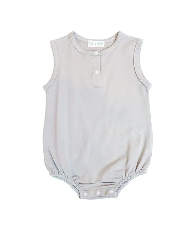Ollie Bamboo Fibre Sleeveless Baby Onesie