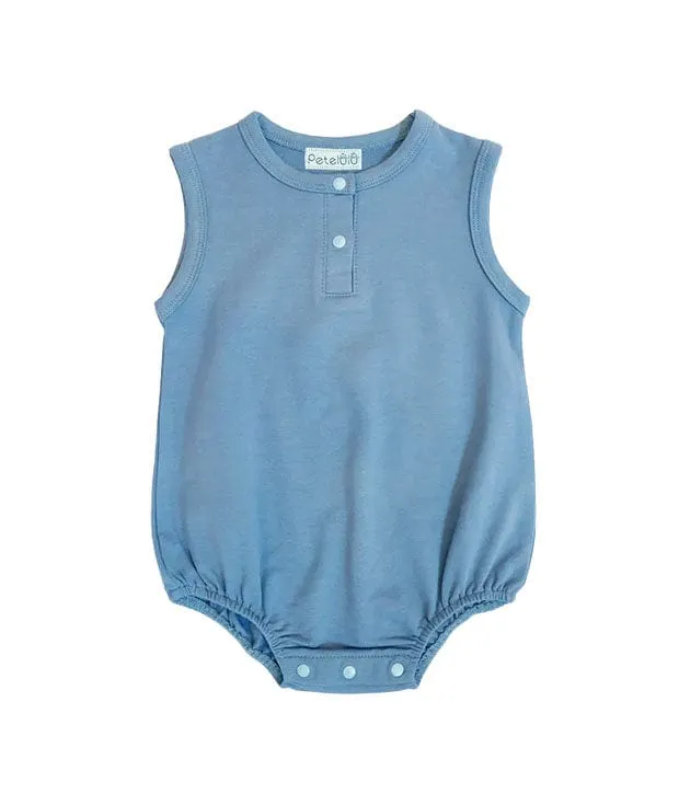 Ollie Bamboo Fibre Sleeveless Baby Onesie
