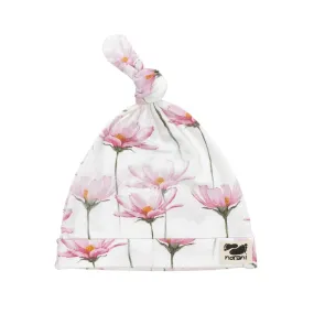 Organic Baby Beanie - Pink Petals