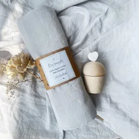 Organic Cotton Baby Swaddle | Vanilla Sky