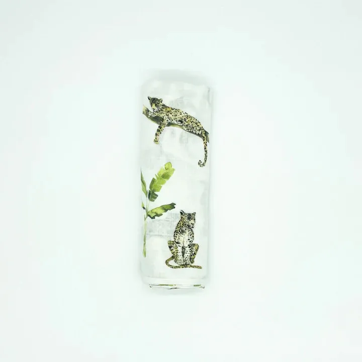 Organic Cotton Muslin Swaddle In The Jungle