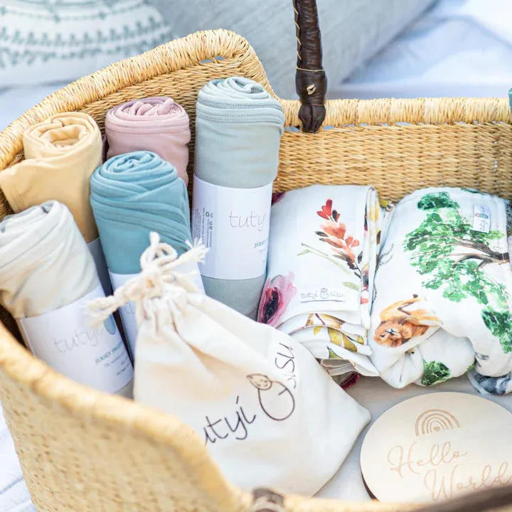 Organic Cotton Muslin Swaddle Secret Garden