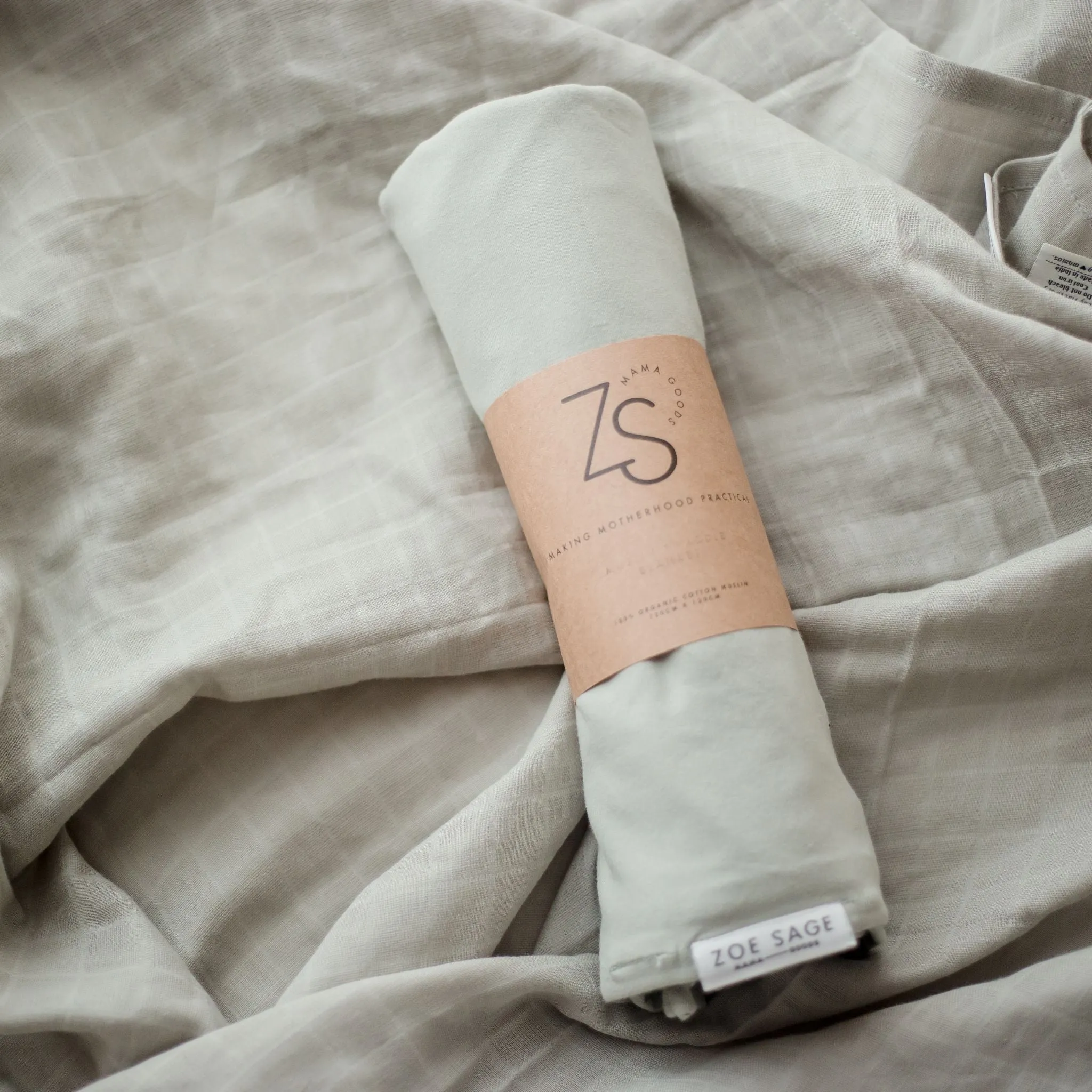 Organic Muslin Swaddle Wrap - 3 Pack Bundle