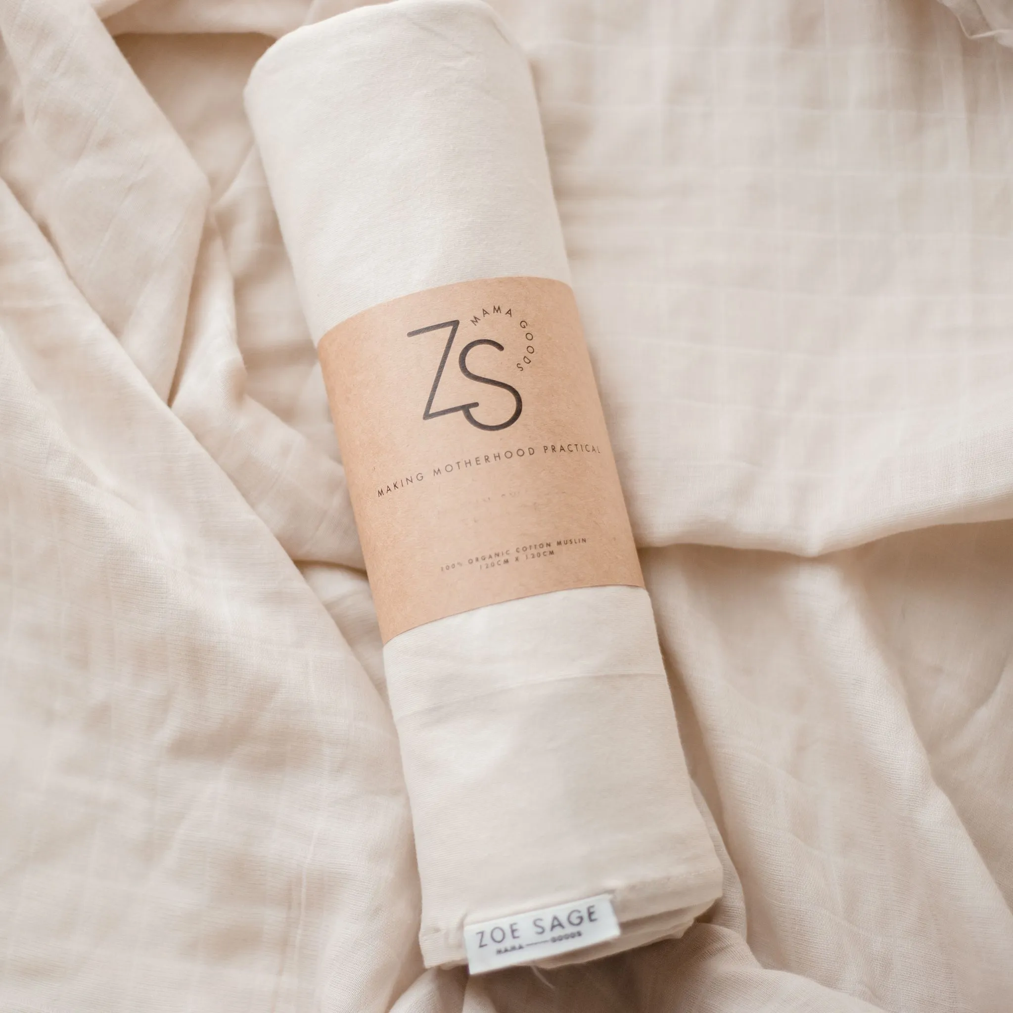 Organic Muslin Swaddle Wrap - 3 Pack Bundle