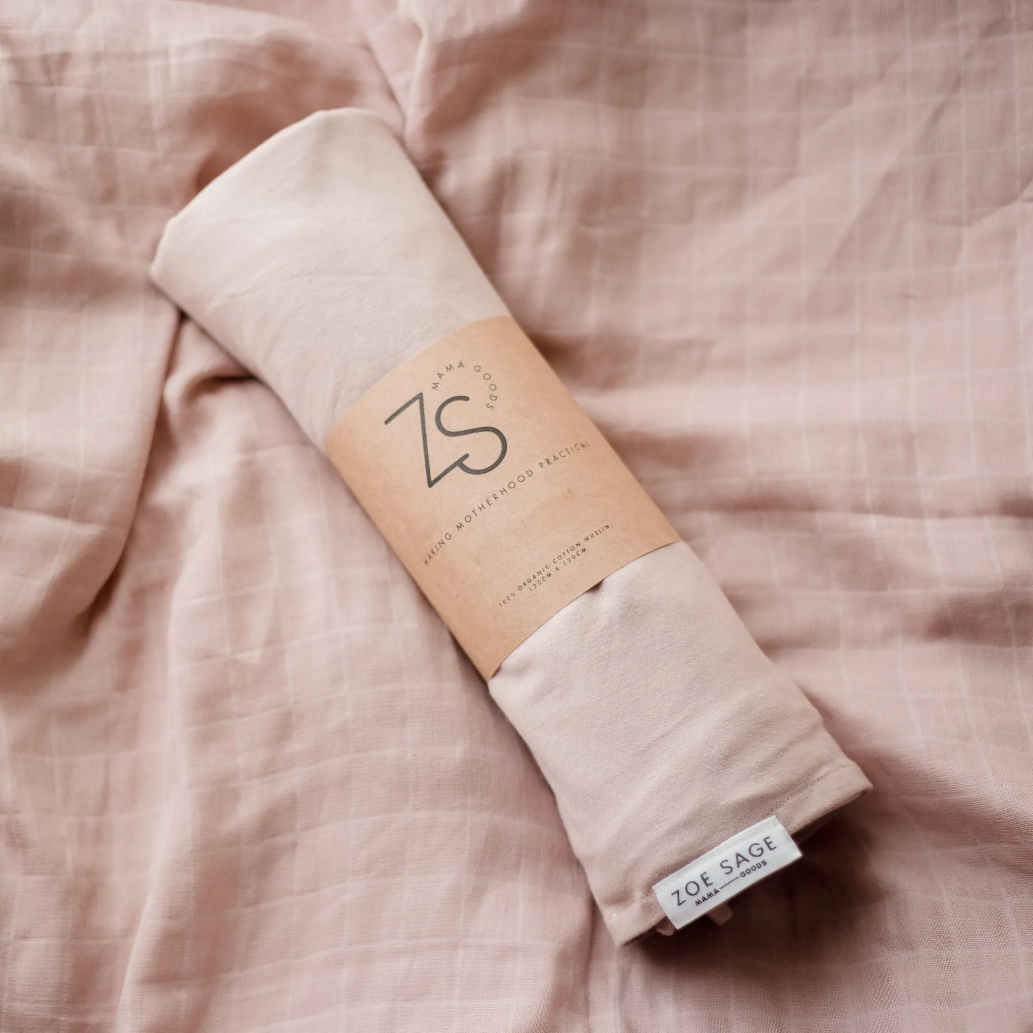 Organic Muslin Swaddle Wrap - 3 Pack Bundle