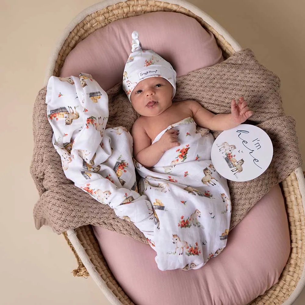 Pony Pals Organic Knotted Beanie