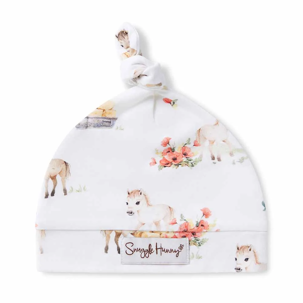 Pony Pals Organic Knotted Beanie