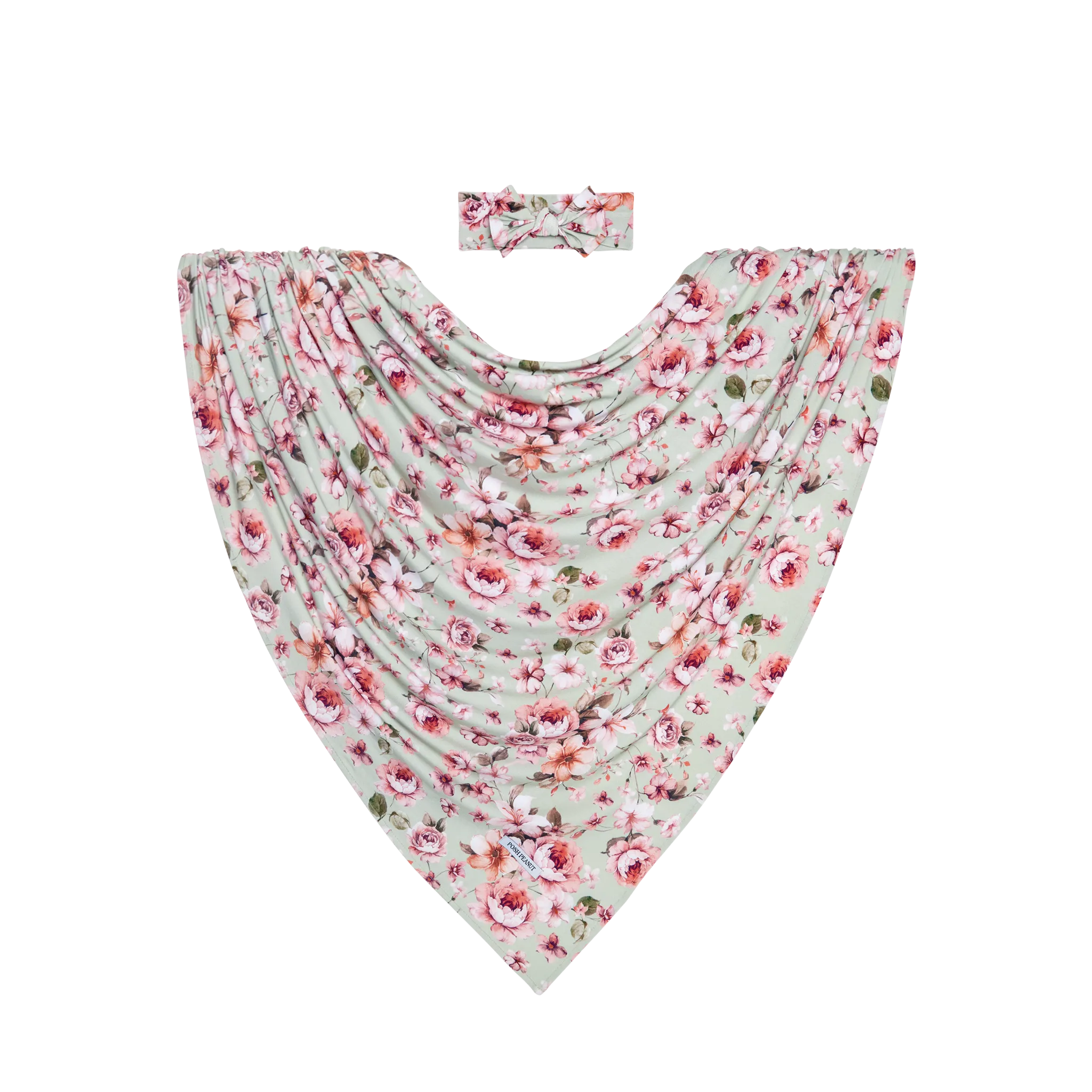 Posh Peanut Millicent Swaddle & Headwrap Set