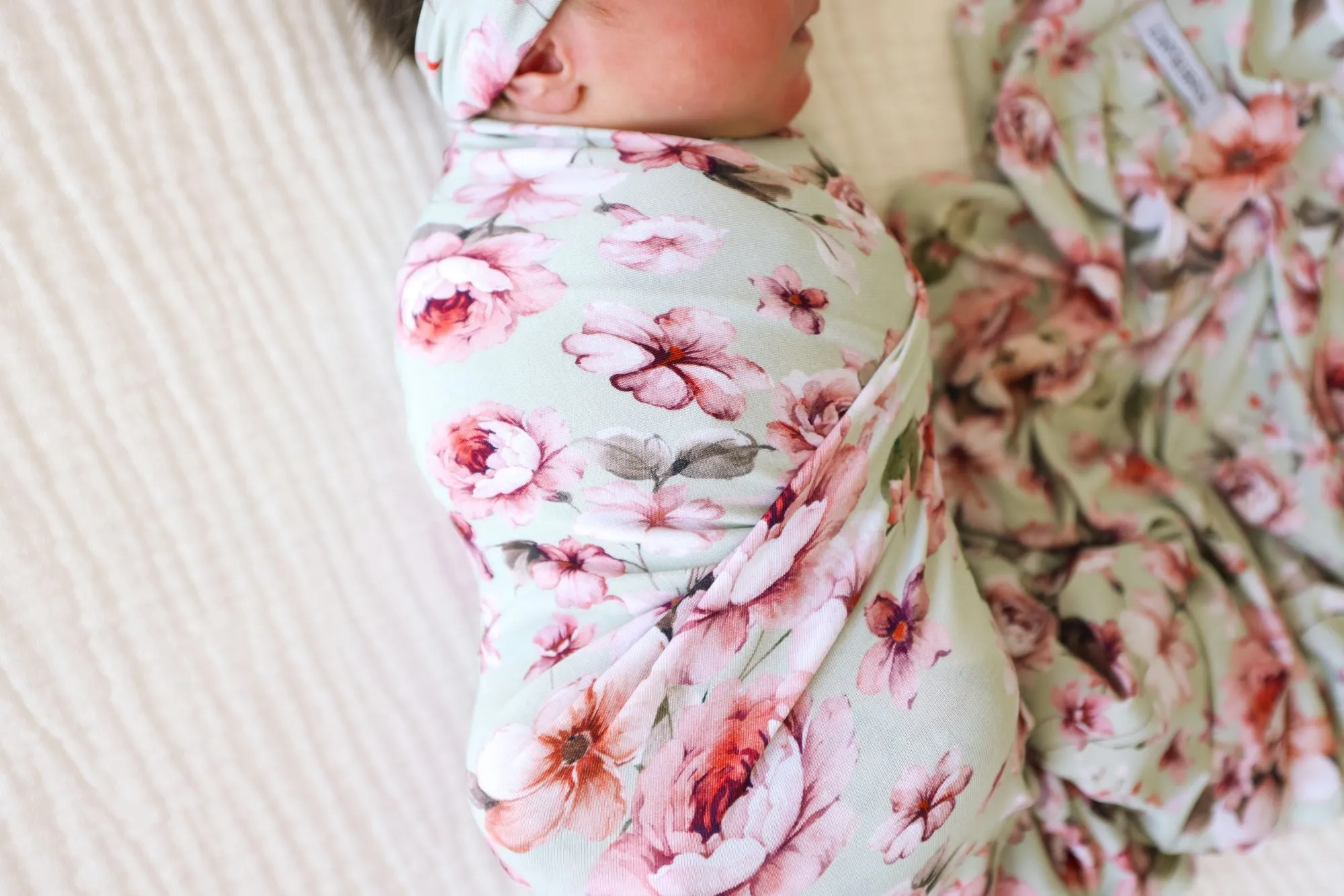 Posh Peanut Millicent Swaddle & Headwrap Set