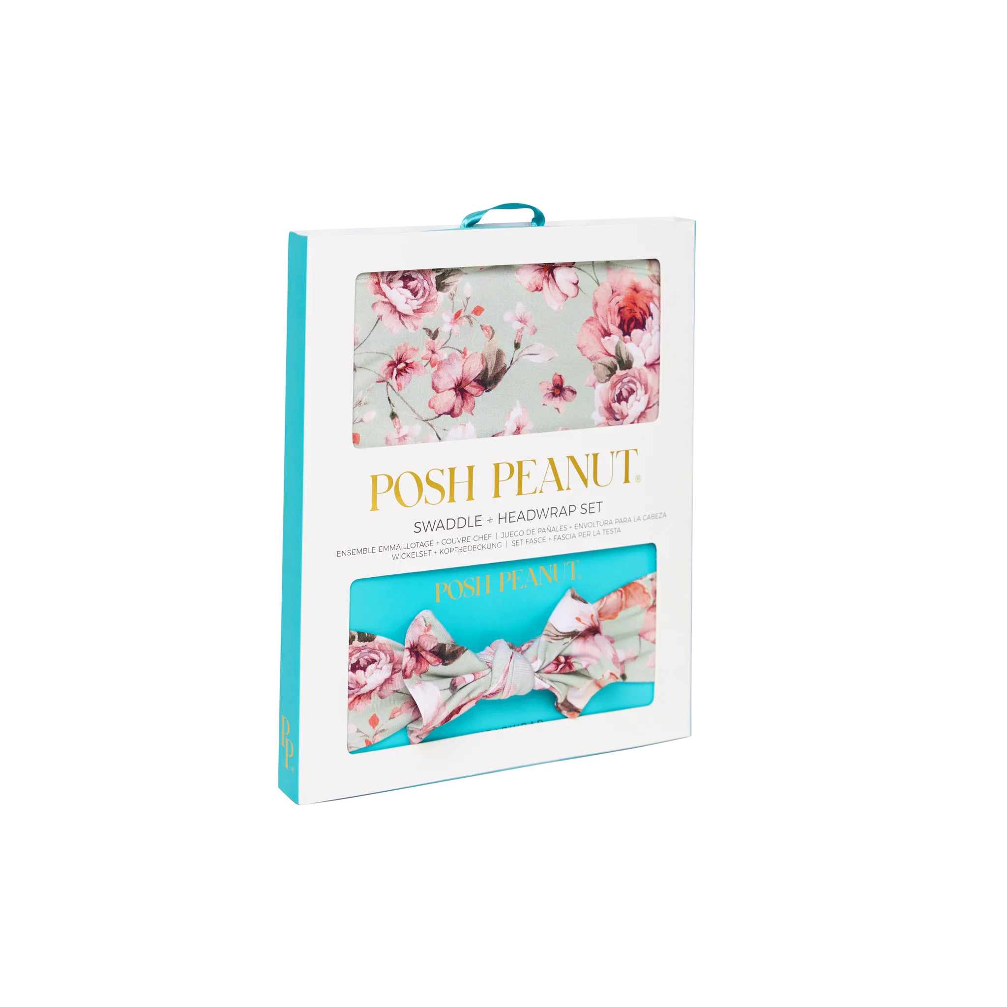 Posh Peanut Millicent Swaddle & Headwrap Set