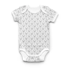 Short Sleeve Bodysuit with Signature Print