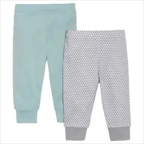 Skip Hop Layette Triangles Baby Pants in Blue (Set of 2)