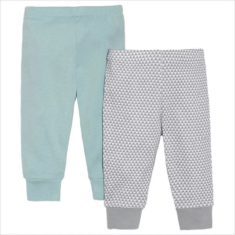 Skip Hop Layette Triangles Baby Pants in Blue (Set of 2)