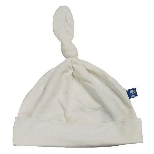 Solid Bamboo Single Knot Hat - Natural