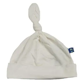 Solid Bamboo Single Knot Hat - Natural