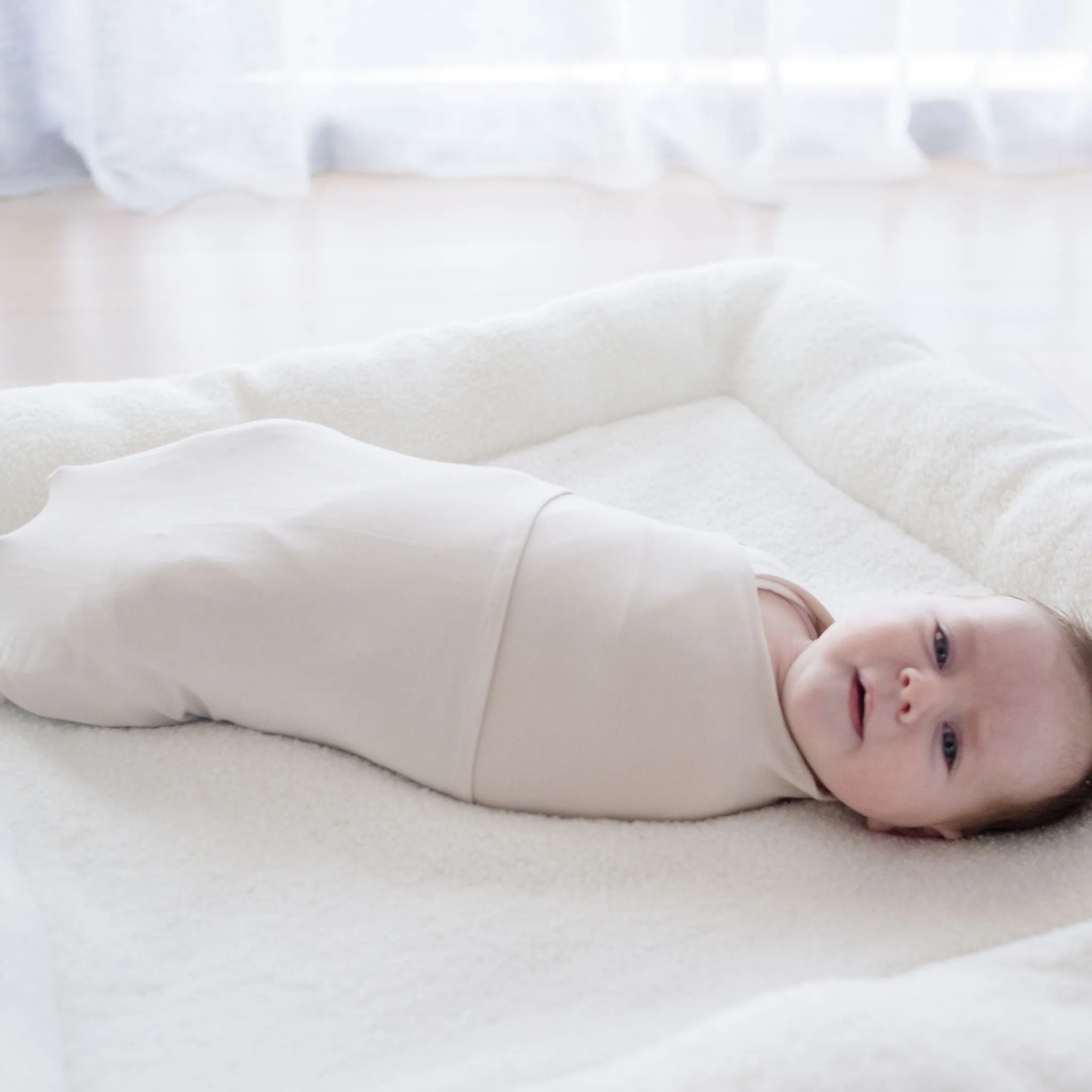 Stretchy Swaddle Baby Wrap - Oat