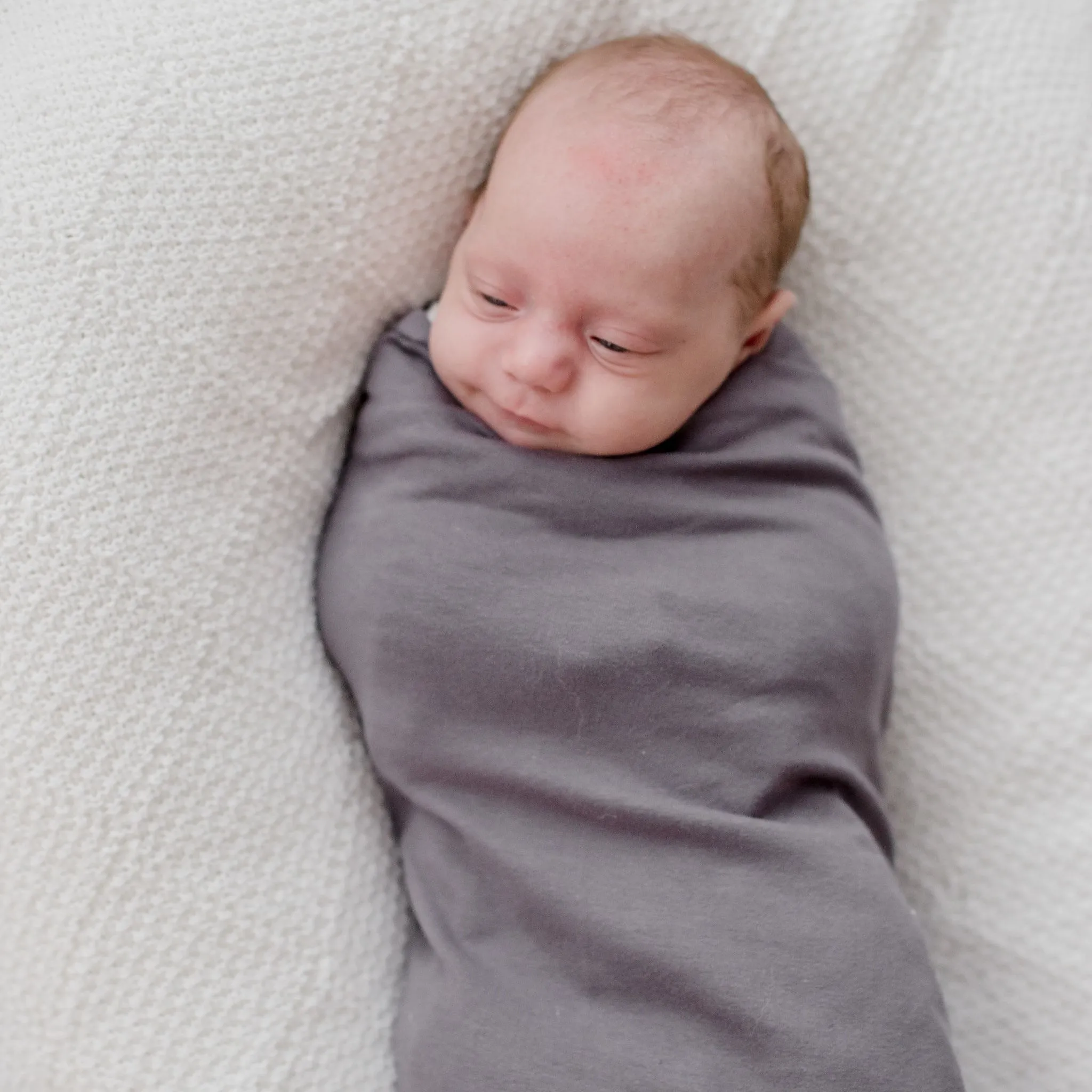 Stretchy Swaddle Baby Wrap - Storm Grey