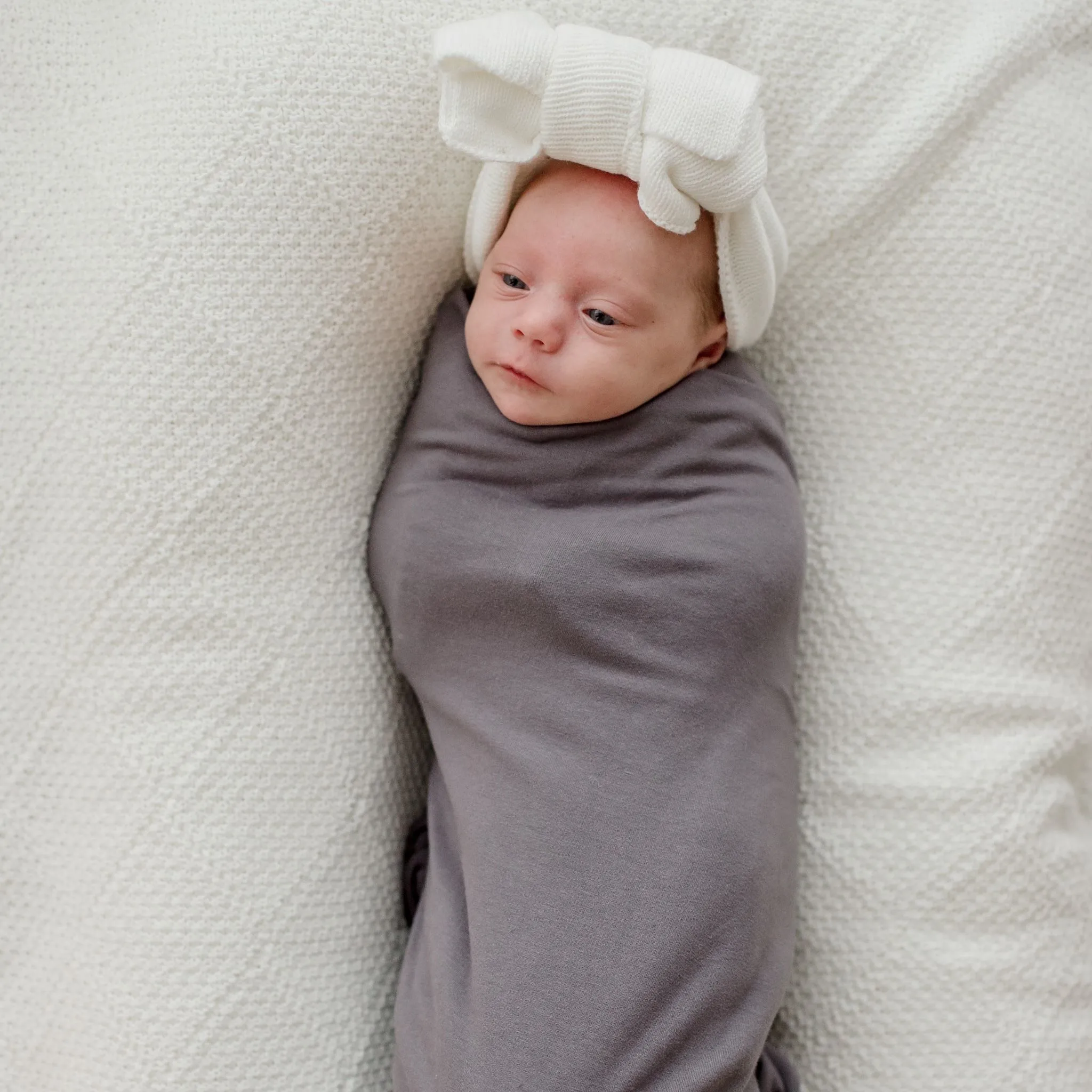 Stretchy Swaddle Baby Wrap - Storm Grey