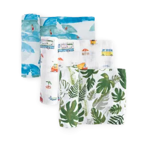 Summer Vibe Set Cotton Muslin
Swaddle 3 Pack