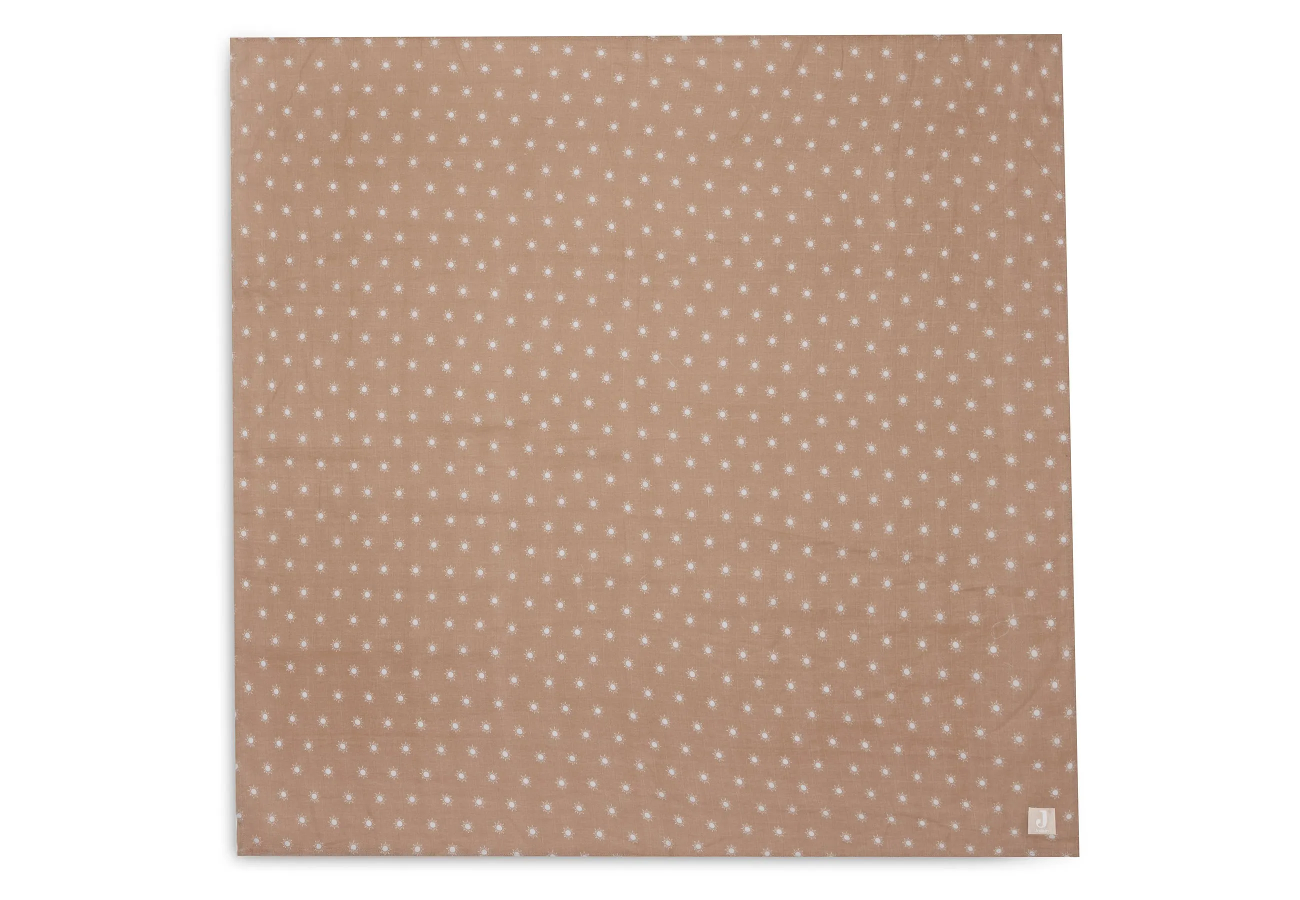 Swaddle Muslin 115x115cm Sun - Biscuit - GOTS