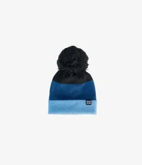 The Tricolor Fleece Toque by Headster - True Indigo