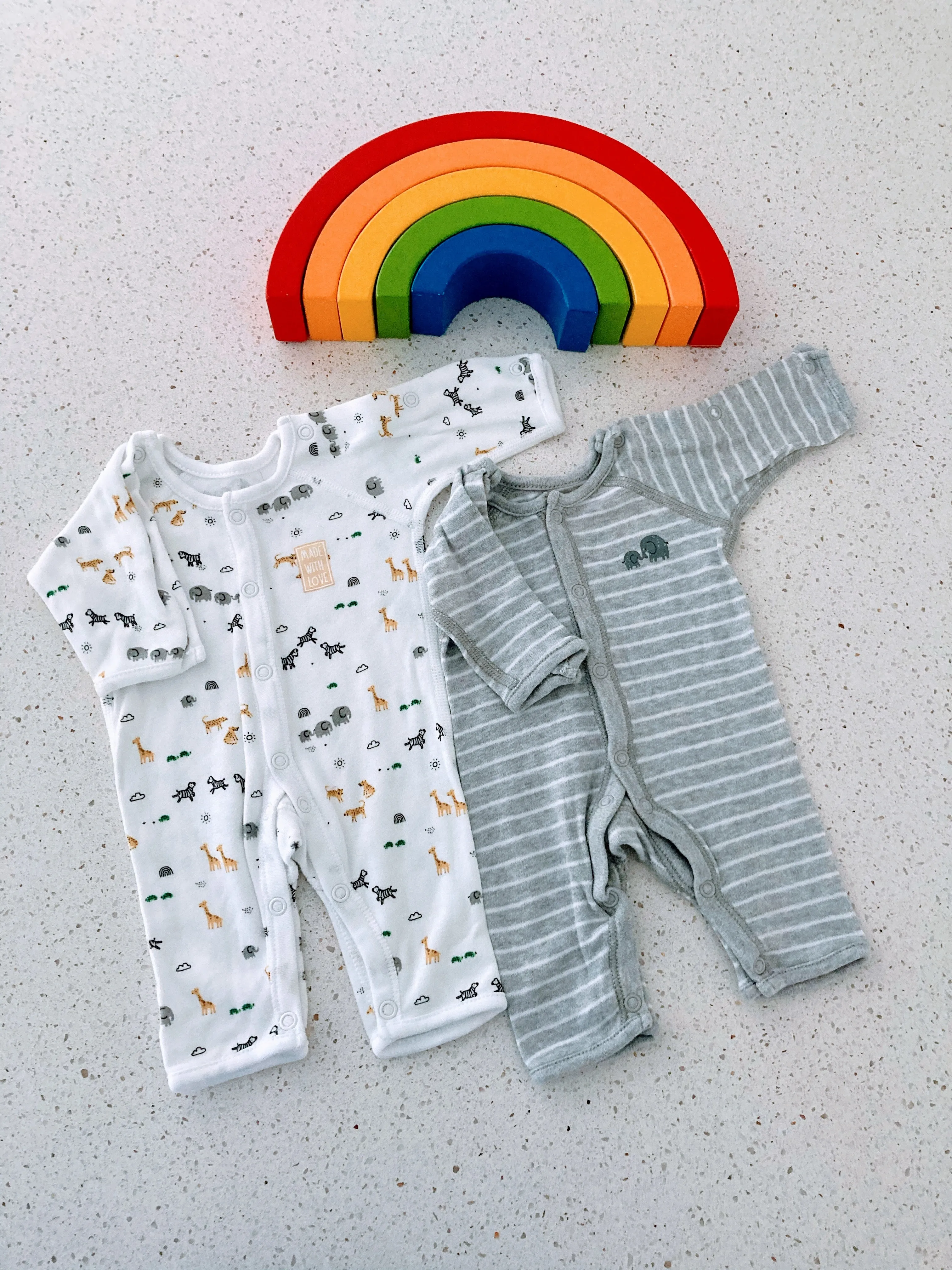 Tiny baby onesies