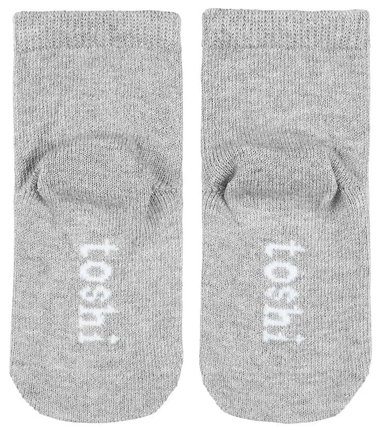Toshi Ankle Sock - Ash