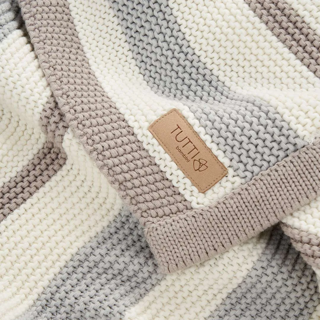 Tutti Bambini Chunky Knitted Baby Blanket - Cocoon