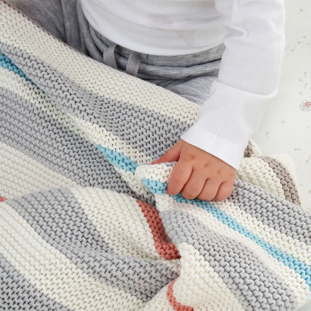 Tutti Bambini Chunky Knitted Baby Blanket - Cocoon
