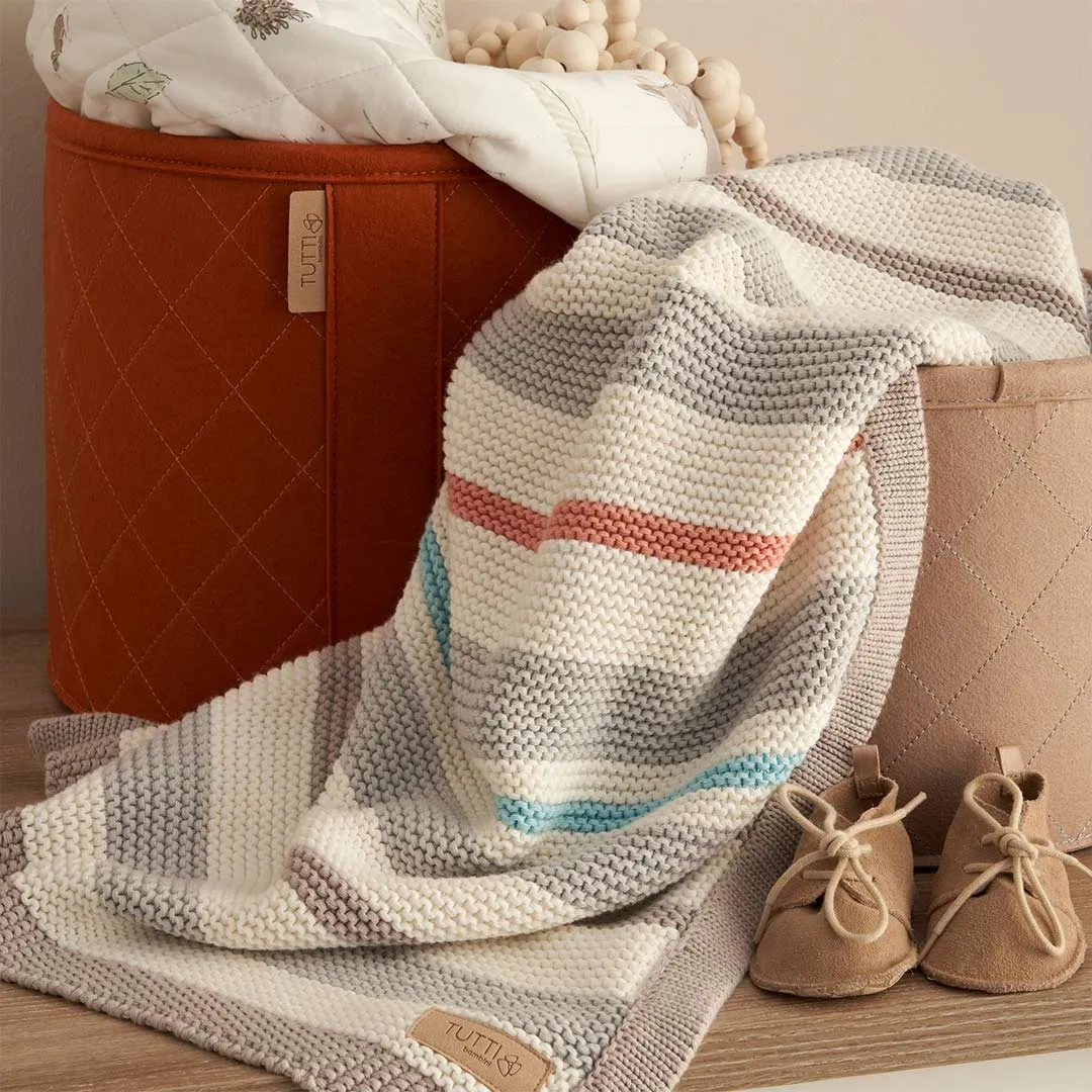 Tutti Bambini Chunky Knitted Baby Blanket - Cocoon
