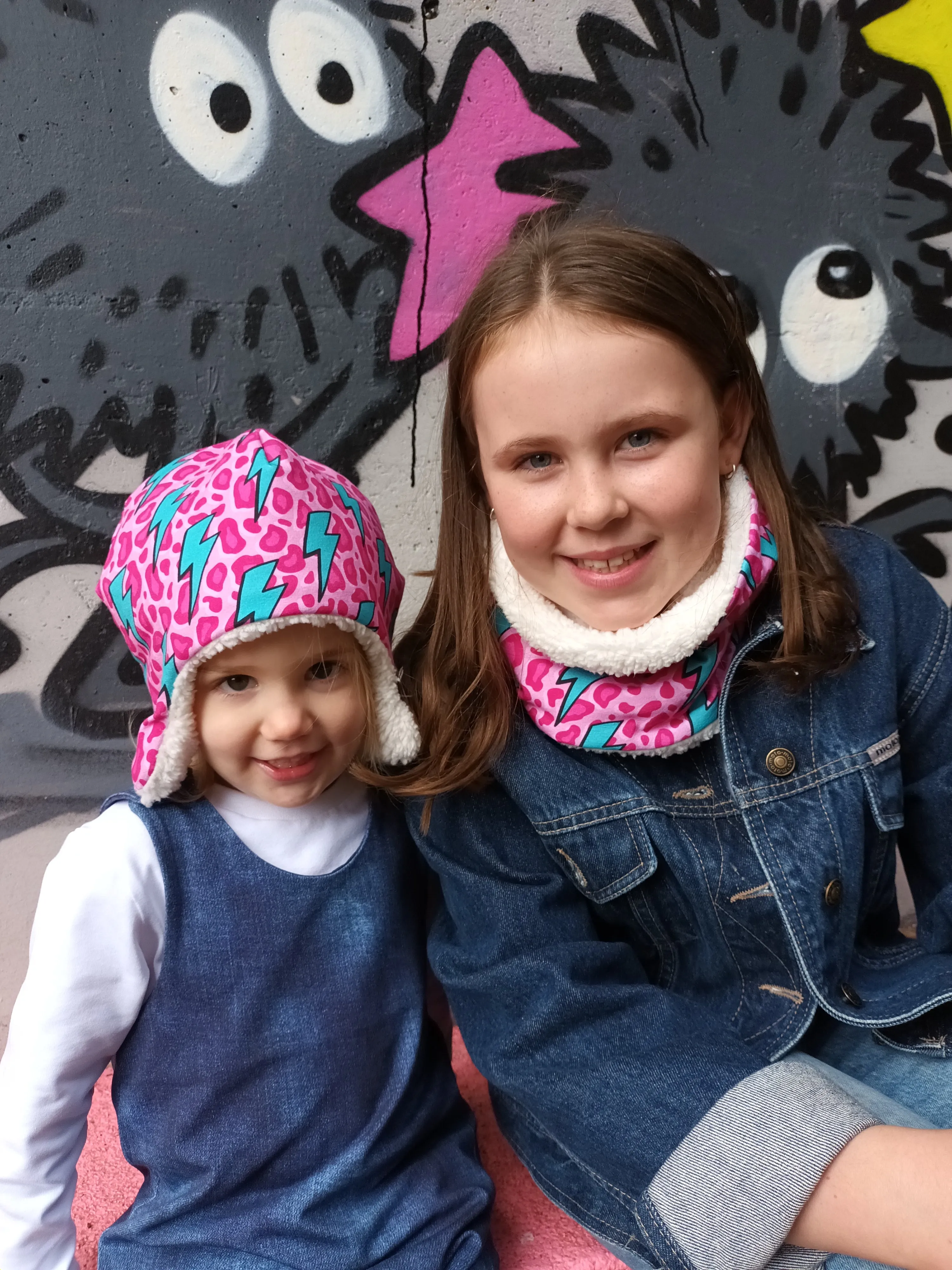Ziggy Bolt Pink Trapper Hat